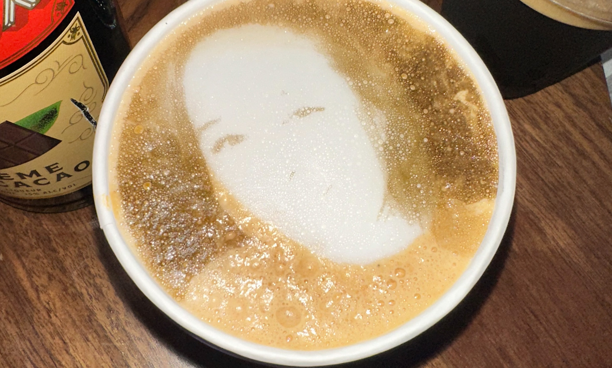 They put my face on a latte!